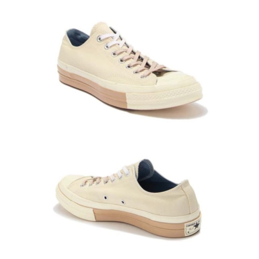 Converse Chuck 70 Low Top Oxford Sneakers in Natural Ivory
